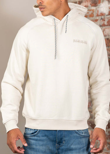 Napapijri Hoodies Back graphic hoodie - beige dimity