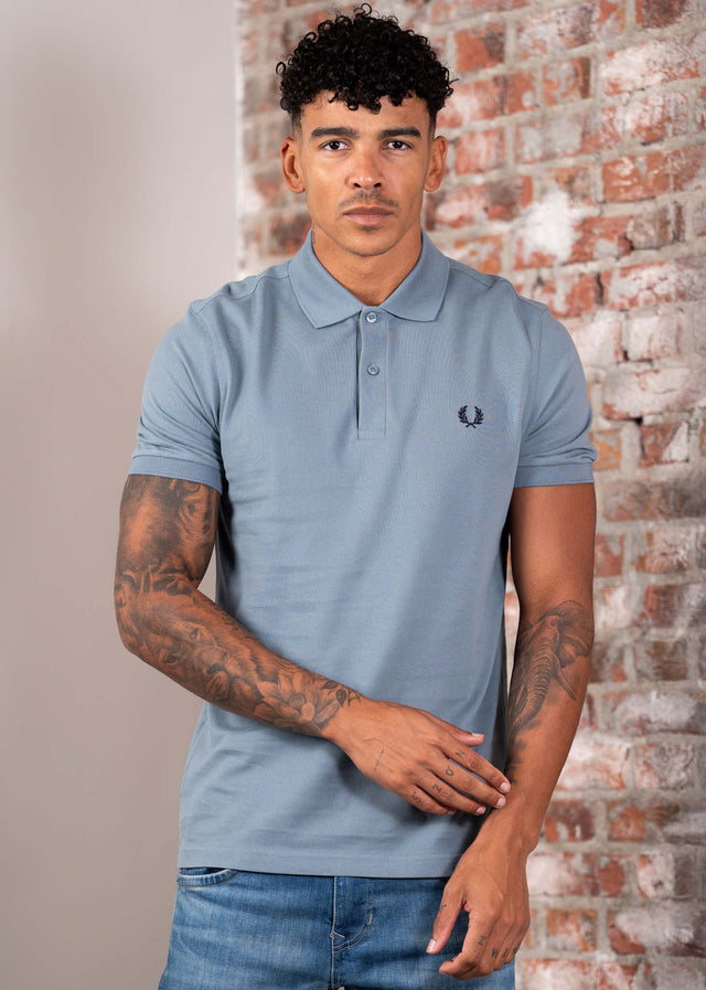 Fred Perry Poloshirts Plain polo - stockport blue navy