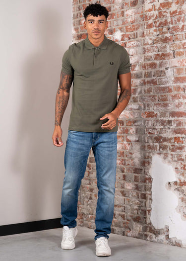 Fred Perry Polo's Plain polo - laurel wreath green black