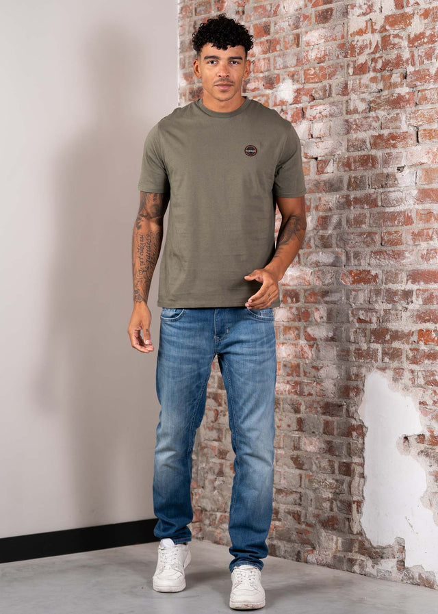Napapijri T-Shirts Badge t-shirt- tea leaf