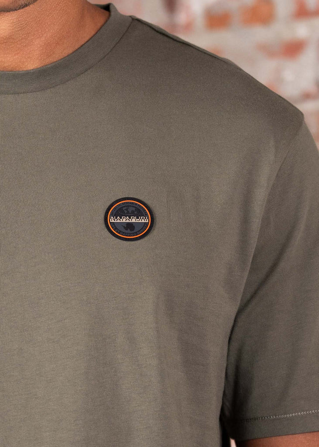 Napapijri T-Shirts Badge t-shirt- tea leaf