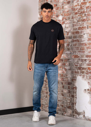 Napapijri T-shirts Badge t-shirt- black beauty