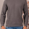 Armani Exchange Hoodies Textured sweater- dark gull
