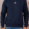Aquascutum Truien Centered logo crewneck - navy