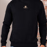 Aquascutum Truien Centered logo crewneck - black