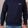 Napapijri Truien Small box quarter zip sweat - blue marine