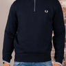 Fred Perry Truien Half zip sweatshirt - navy