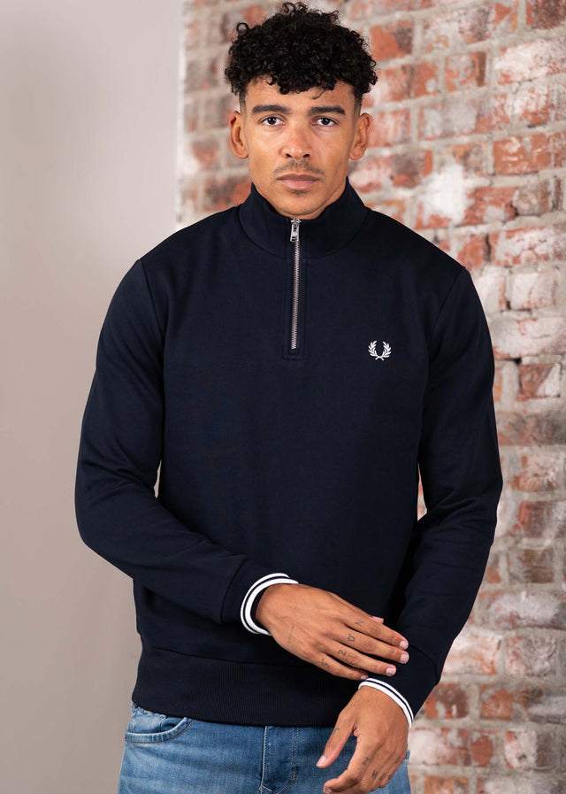 Fred Perry Pullover Half zip sweatshirt - navy