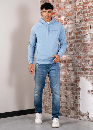 Napapijri Hoodies Back graphic hoody - faded denim