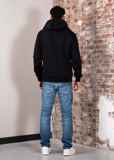 Aquascutum Vesten Full zipped hoodie fleece - black