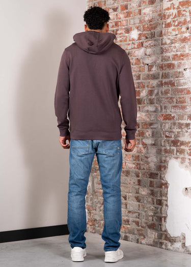 Lyle & Scott Vesten Zip through hoodie - espresso