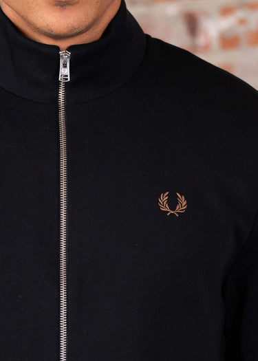 Fred Perry Truien Zip through sweatshirt - black