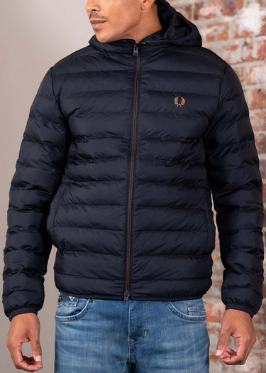 Fred Perry Jassen Hooded insulated jacket - navy