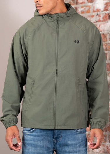 Fred Perry Jassen Hooded shell jacket - laurel wreath green