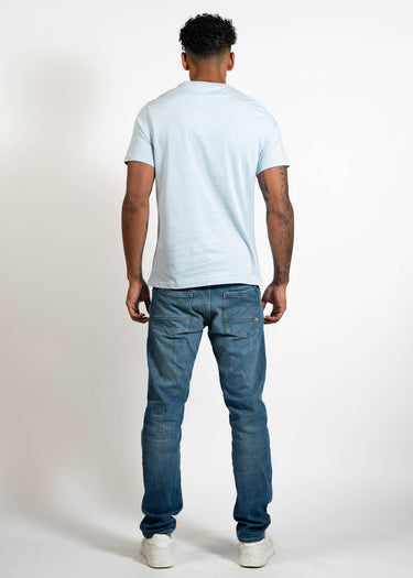 Barbour T-shirts Barbour logo t-shirt - ocean sky