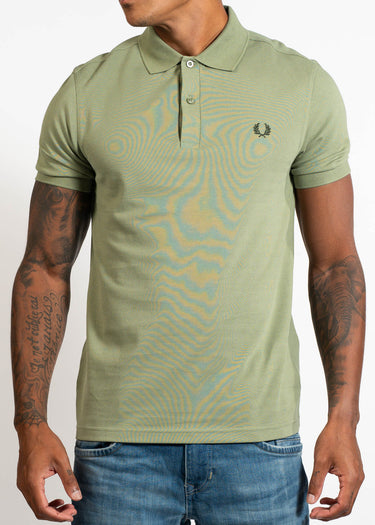 Fred Perry Polo's The fred perry shirt - olivmnt ngtgreen