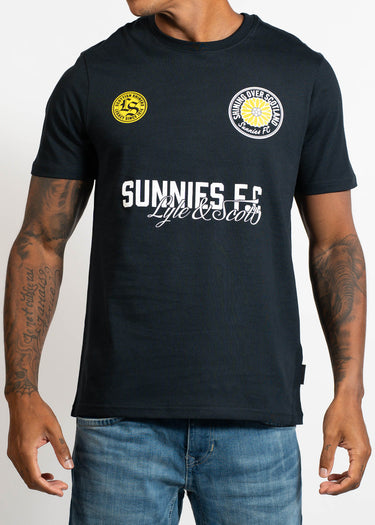 Lyle & Scott T-shirts Sunnies fc graphic t-shirt - dark navy