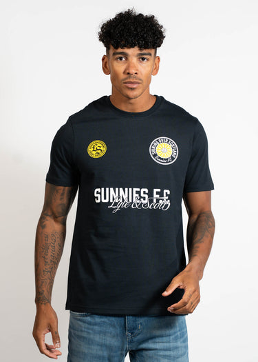 Lyle & Scott T-shirts Sunnies fc graphic t-shirt - dark navy
