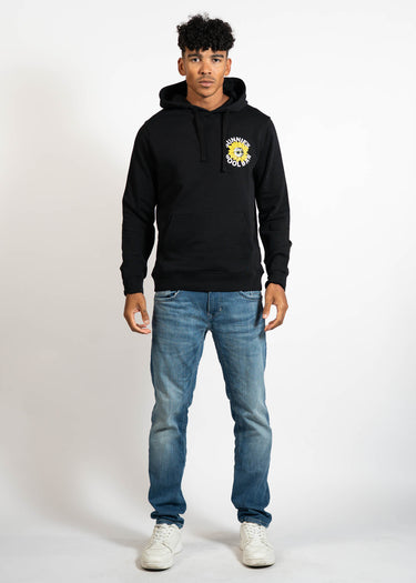 Lyle & Scott Hoodies Sunnies pool bar graphic pullover hoodie - jet black