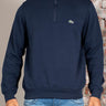 Lacoste Truien High neck zip up fleece sweatshirt - navy blue