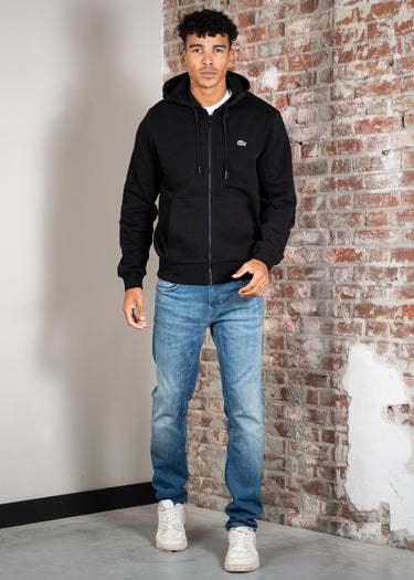 Lacoste Vesten Sweater zip - black