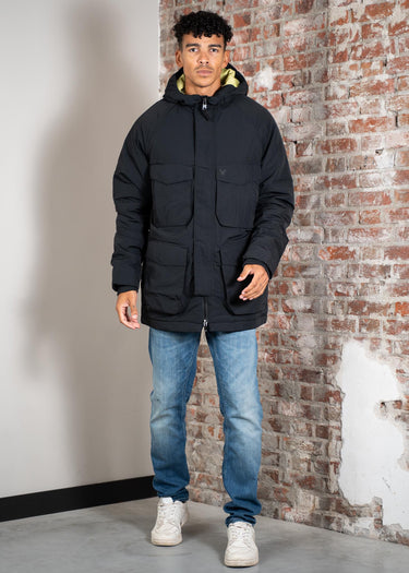 Lyle & Scott Jassen Tactical wadded parka - black ice