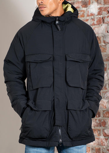 Lyle & Scott Jassen Tactical wadded parka - black ice