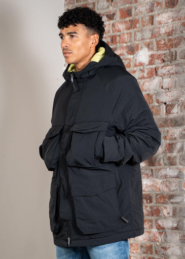 Lyle & Scott Jassen Tactical wadded parka - black ice