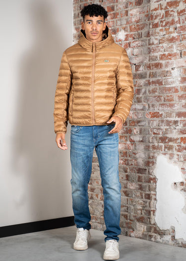 Lacoste Jassen Puffer jacket - dark tate