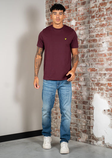 Lyle & Scott T-shirts Plain t-shirt - burgundy