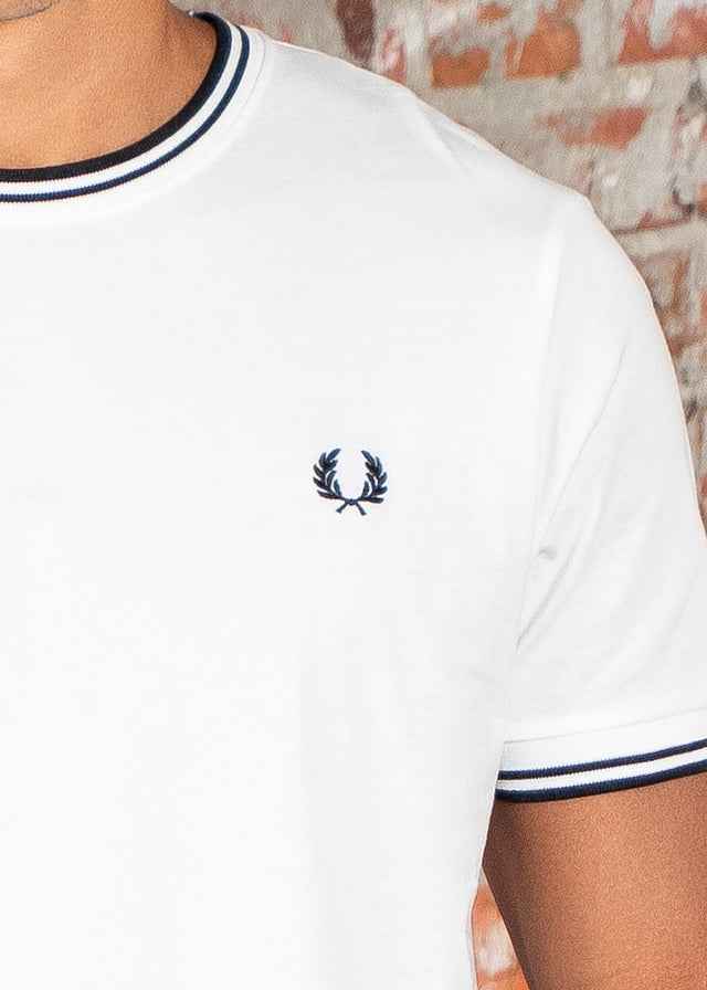 Fred Perry T-Shirts Twin tipped t-shirt - white