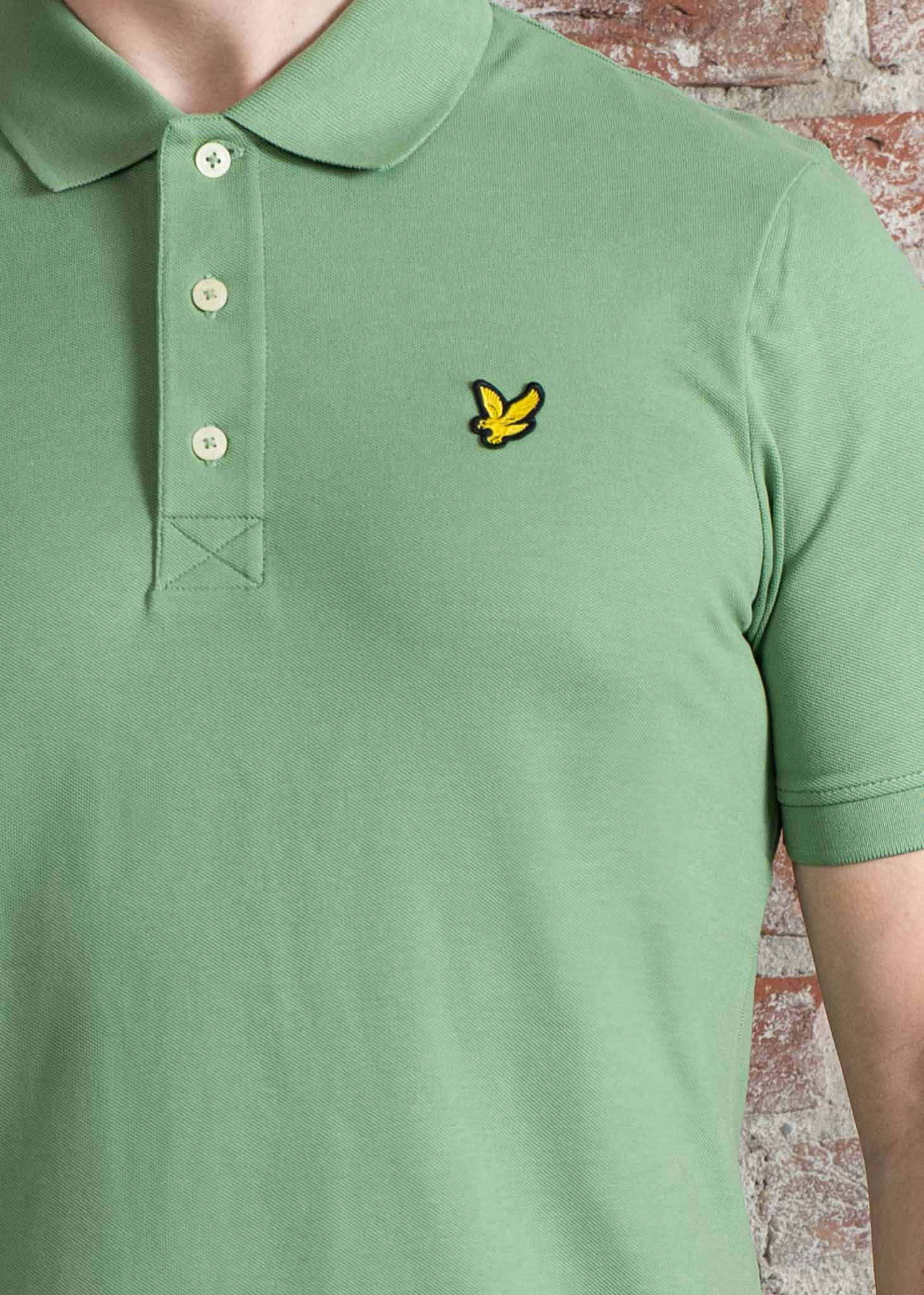 Lyle & Scott Polo's Plain polo - smoke green