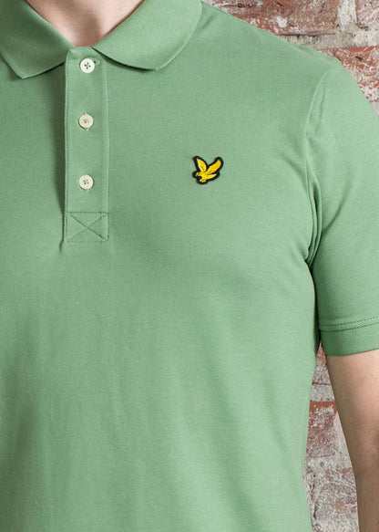 Lyle & Scott Polo's Plain polo - smoke green