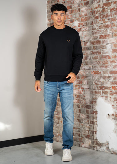 Fred Perry Truien Crew neck sweatshirt - black shaded stone