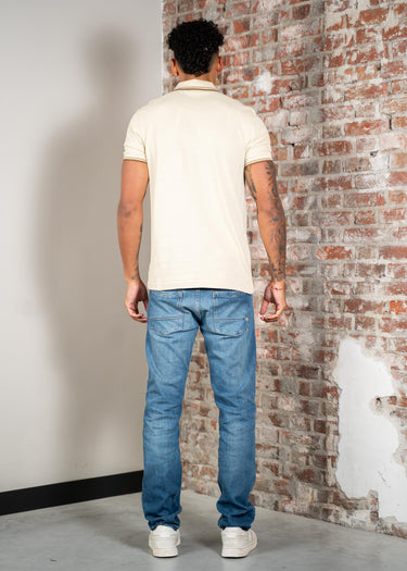 Fred Perry Polo's Twin tipped polo - oatmeal warm stone shaded stone