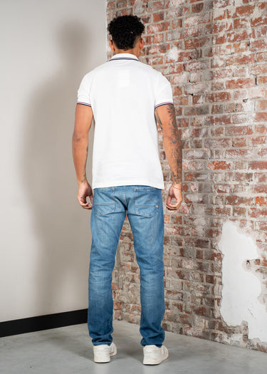 Fred Perry Polo's Twin tipped fred perry shirt - snow white burnt red navy