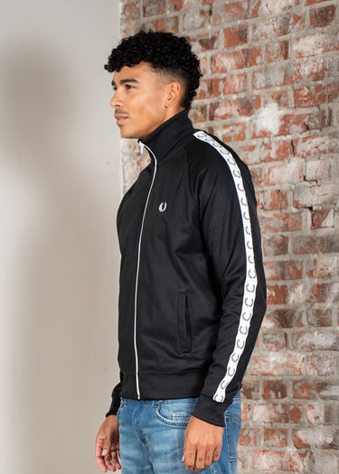 Fred Perry Vesten Taped track jacket - black