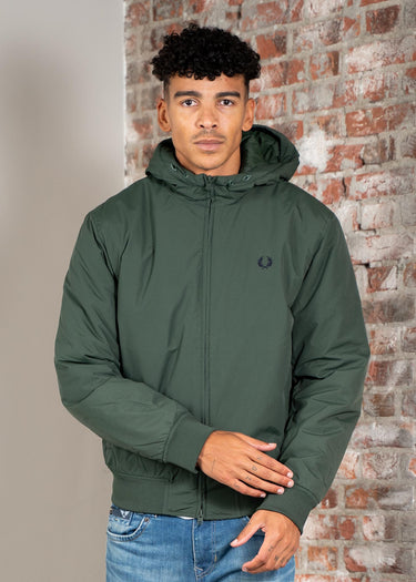 Fred Perry Jassen Hooded brentham jacket - court green