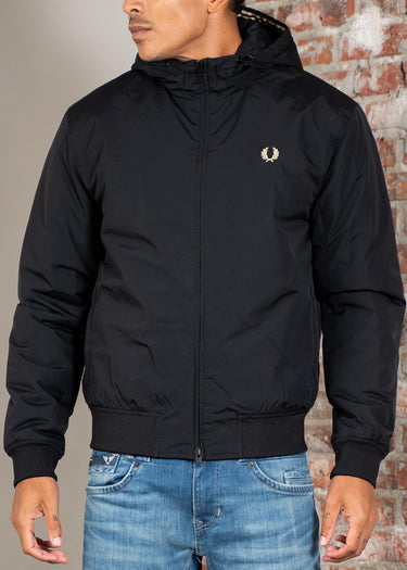 Fred Perry Jassen Hooded brentham jacket - black
