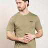 Barbour International T-shirts Small logo tee - timberwolf