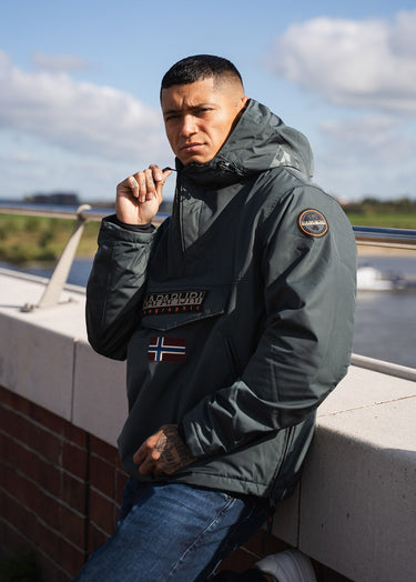 Napapijri Jassen Winter Rainforest overhead jacket next - green urban