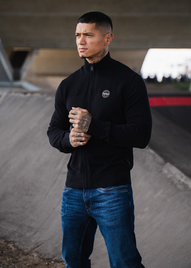 Napapijri Sweatjacken  Derri full zip vest - black 