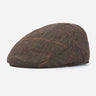Barbour Petten Wilkin flat cap - olive herringbone