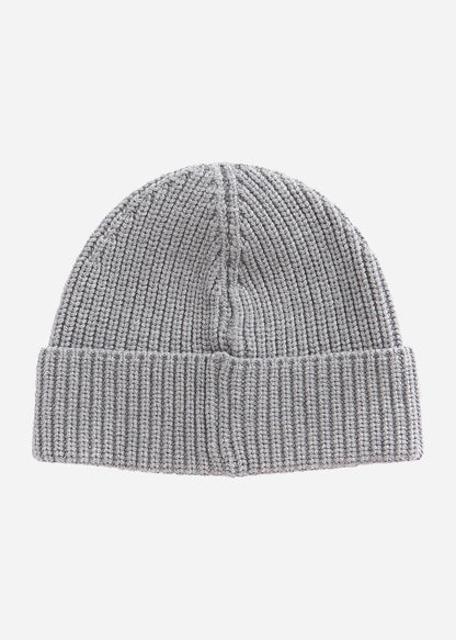 Barbour International Mutsen  Sweeper legacy knit beanie - grey marl 