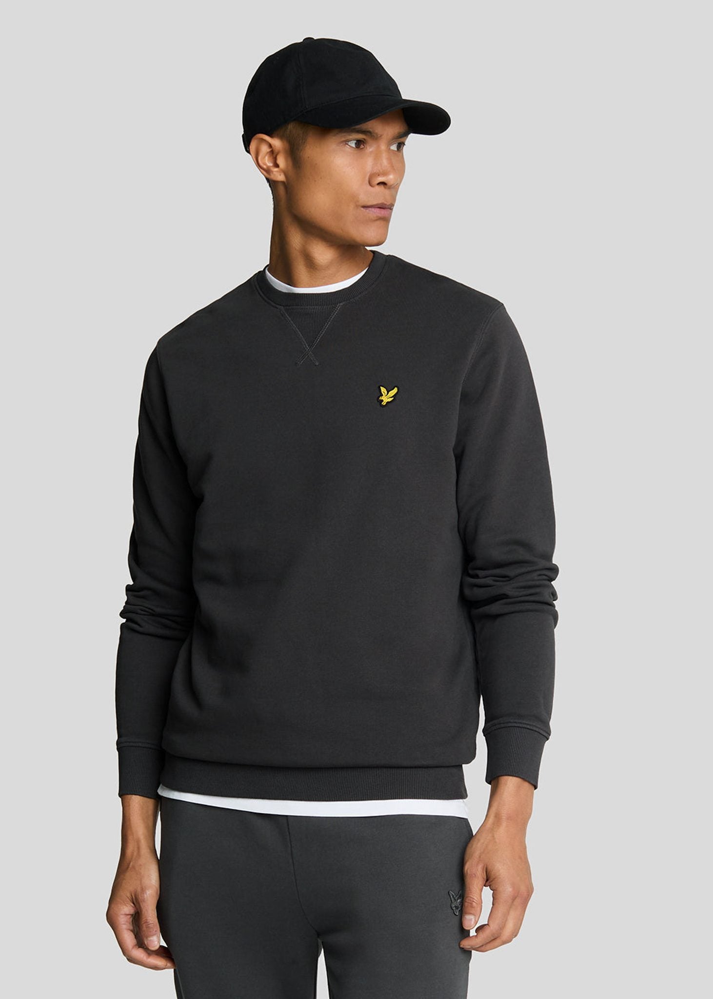 Lyle & Scott Truien  Crew neck sweatshirt - gunmetal 