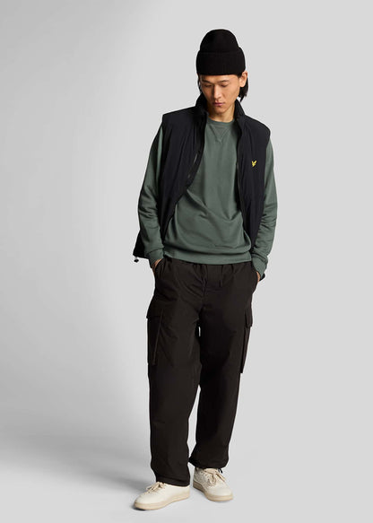 Lyle & Scott Truien Crew neck sweatshirt - green mercurial