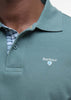 Barbour Polo's Barbour tartan pique polo shirt - vintage teal