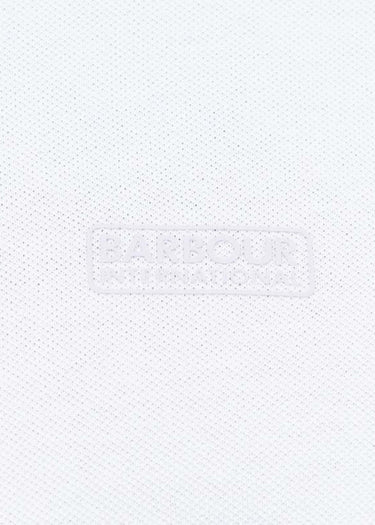 Barbour International Polo's  Ampere polo - white paloma thistle 