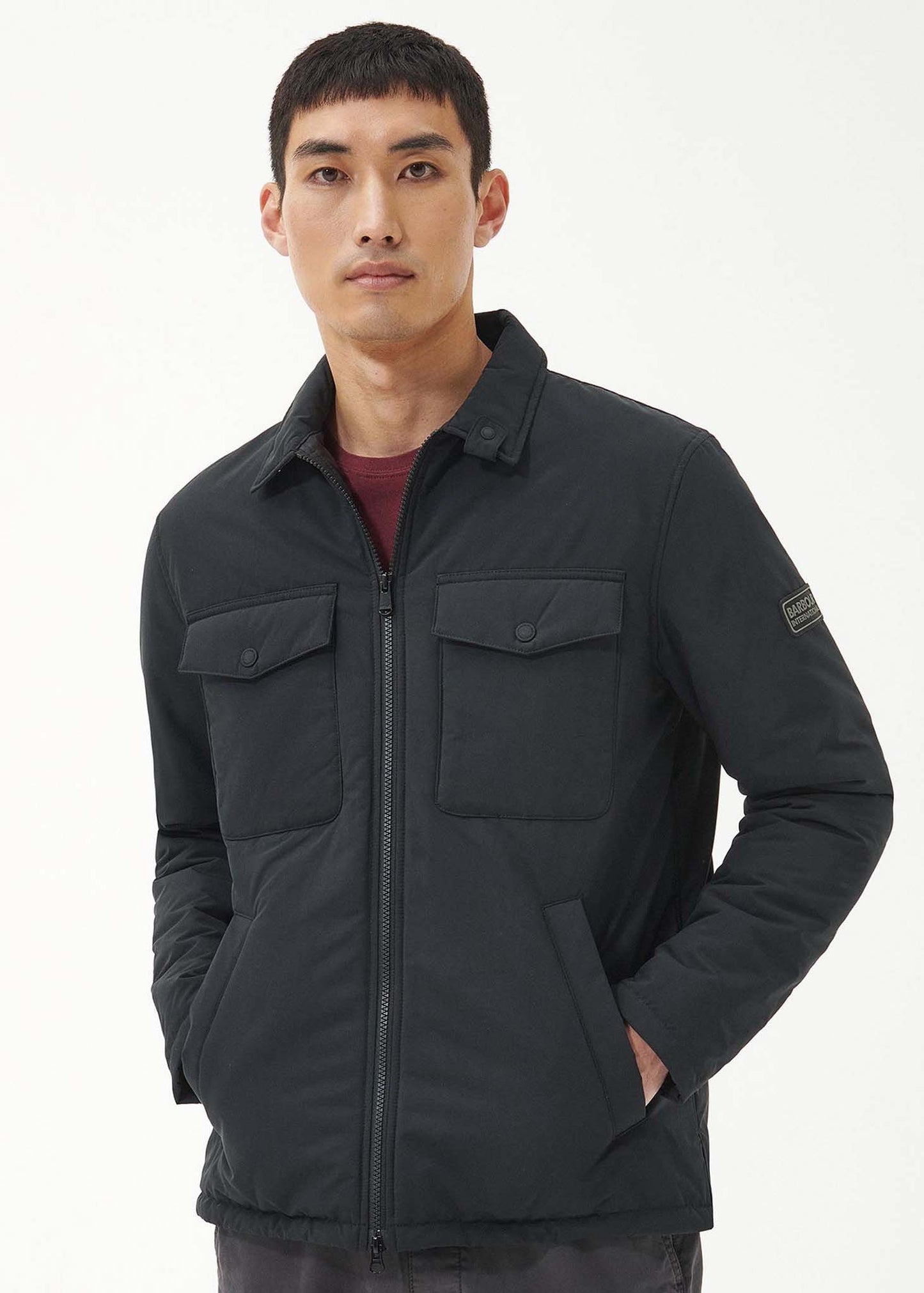 Barbour International Jassen  District quilt - black 