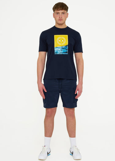 Marshall Artist T-shirts Canute t-shirt - navy